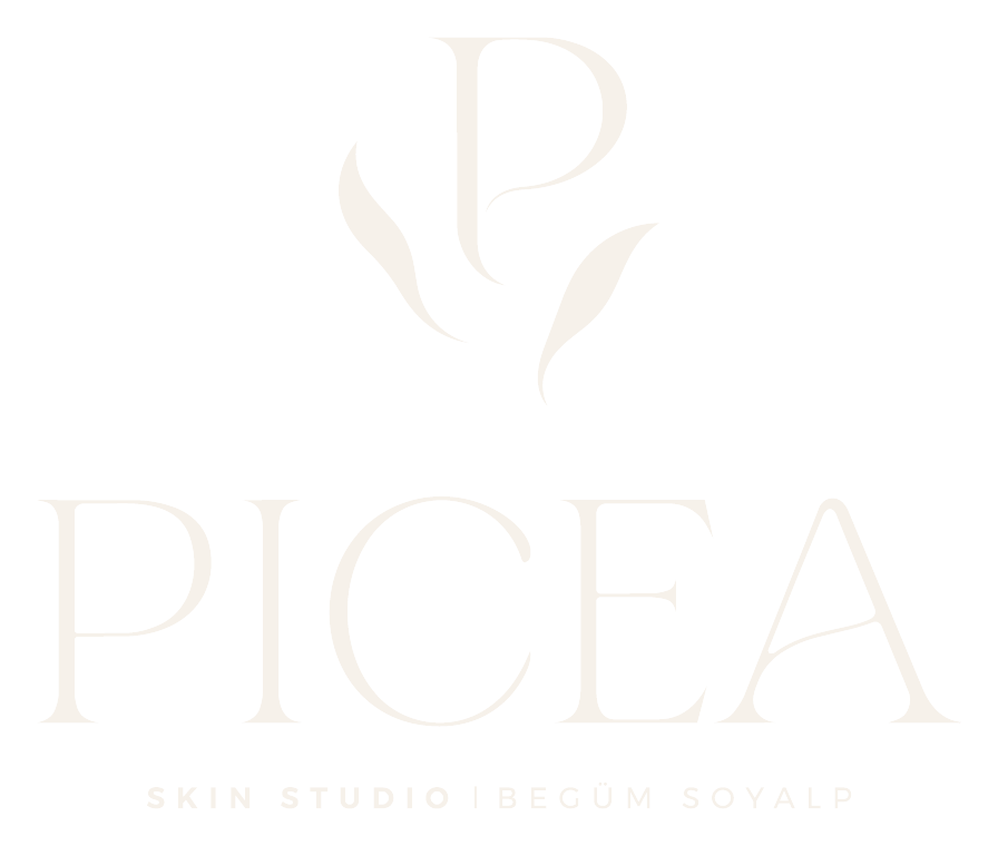 Picea Skin Studio · Begüm Soyalp logosu